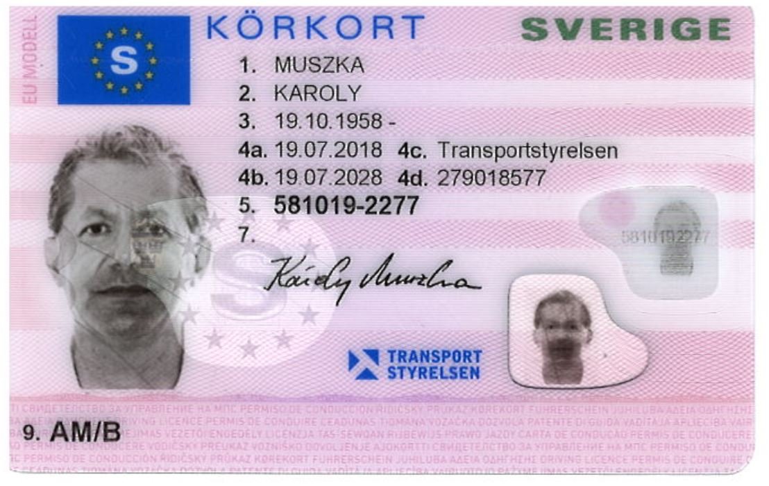 Buy Swedish drivers license